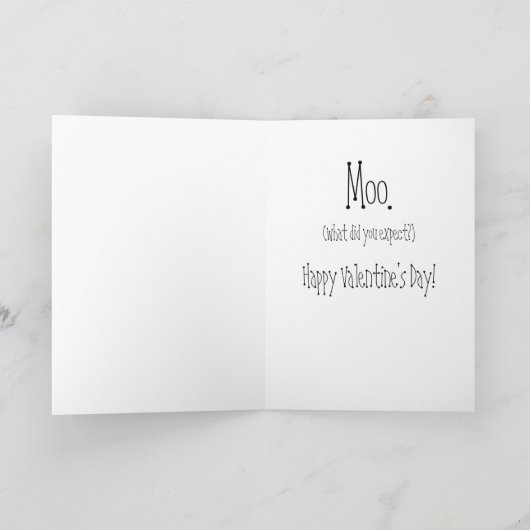 Moo. Feiertagskarte (Innenseite)
