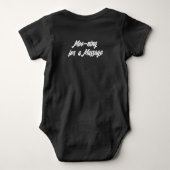 Moo for a Massage Baby Strampler (Rückseite)
