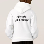 Moo for a Massage Hoodie (Rückseite)
