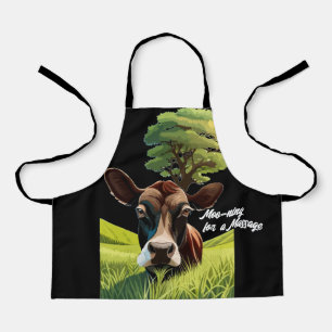 Moo for a Massage Schürze