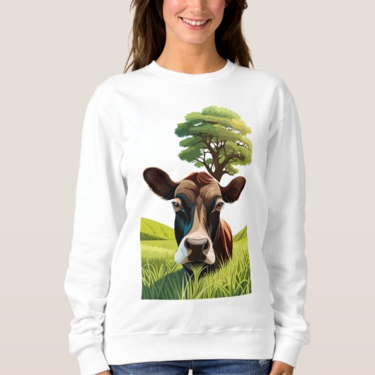 Moo for a Massage Sweatshirt (Vorderseite)