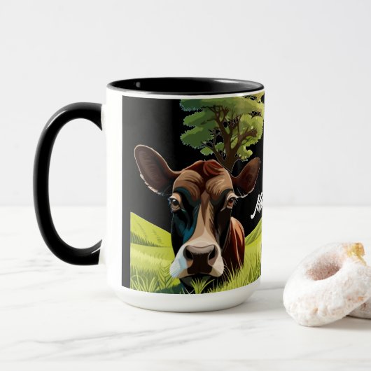 Moo for a Massage Tasse (Mit Donut)