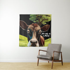 Moo for a Massage Wandteppich