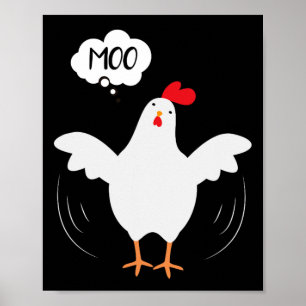 Moo Fun Cowchicken - Spaß für Männer und Frauen Poster