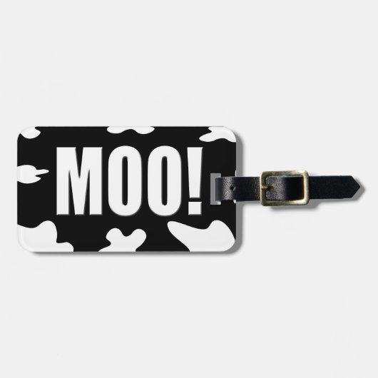 Moo! Gepäckanhänger (Vorderseite horizontal)