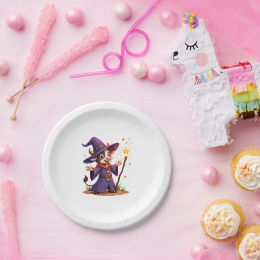 Moo-Gician the Cow Zauberer Pappteller (Party)