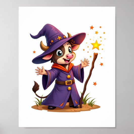 Moo-Gician the Cow Zauberer Poster (Vorne)