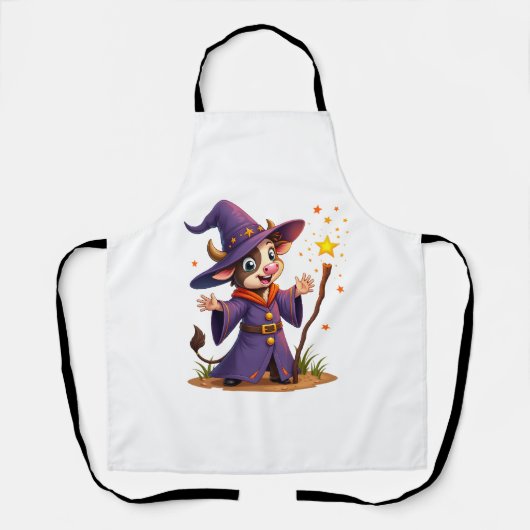 Moo-Gician the Cow Zauberer Schürze (Vorderseite)