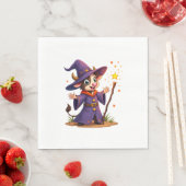 Moo-Gician the Cow Zauberer Serviette (Beispiel)