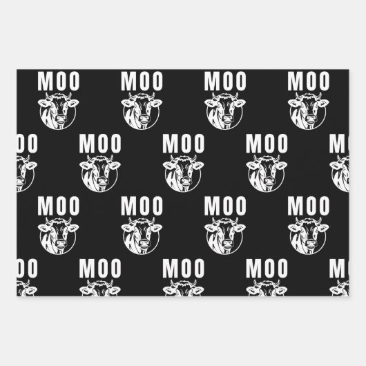 Moo I bin eine Kuhfabrik Geschenkpapier Set (Vorderseite 2)