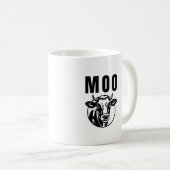 Moo I bin eine Kuhfabrik Kaffeetasse (VorderseiteRechts)