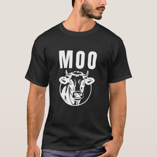 Moo I bin eine Kuhfabrik T-Shirt (Vorderseite)