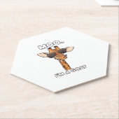 Moo I bin eine Ziege Giraffe Lover Animals Lover Z Untersetzer (angewinkelt)