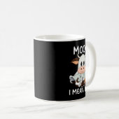 Moo I Gemein Boo Cow Kaffeetasse (VorderseiteRechts)