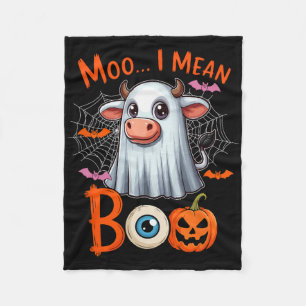 Moo I Gemein Boo Halloween Bauer Cosplay Boo Gh Fleecedecke