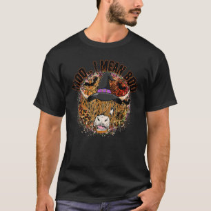 Moo I Gemein Boo Halloween Highland Kuh Witzhut T-Shirt