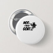 Moo... Ich bin Zoogoer Funny Giraffe Z Button (Vorne & Hinten)
