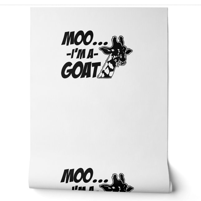 Moo... Ich bin Zoogoer Funny Giraffe Z Tapete (Abrollen)