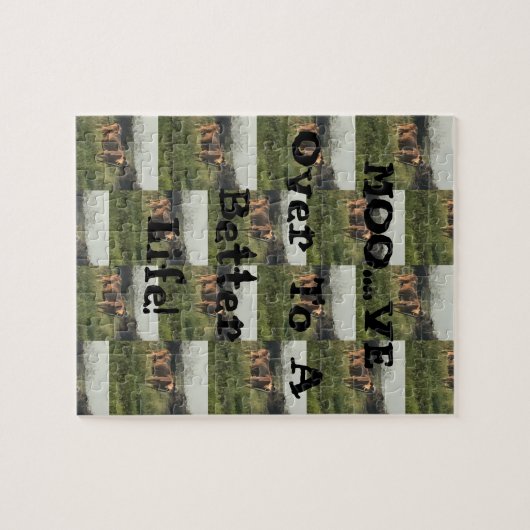 Moo...Ist vorbei! Puzzle (Horizontal)