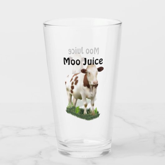 Moo Juice Glas (Rückseite)
