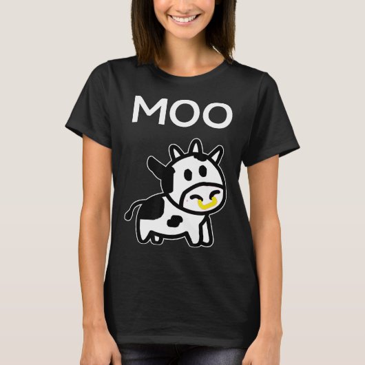 Moo Kuh Bauer Kuh T-Shirt (Vorderseite)