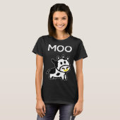 Moo Kuh Bauer Kuh T-Shirt (Vorne ganz)