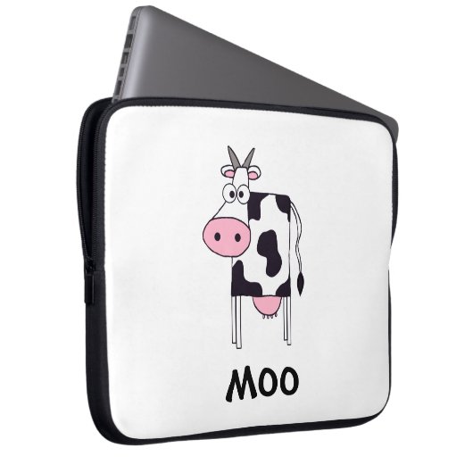 MOO-Kuh Laptopschutzhülle (Vorne Rechts)