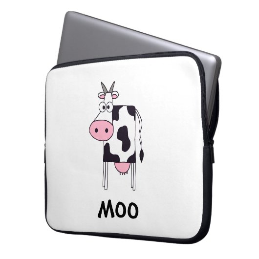 MOO-Kuh Laptopschutzhülle (Vorderseite Links)
