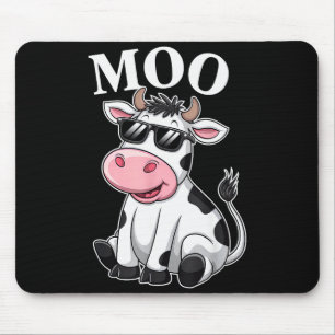 Moo Kuh - Lustige Bauer Kuh Für Männer Frauen Kind Mousepad