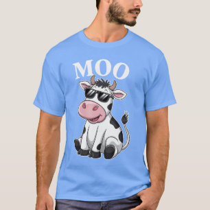 Moo Kuh Lustiger Bauer Kuh Für Männer Frauen Junge T-Shirt