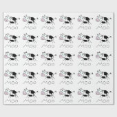 MOO-Kuh-Packpapier Geschenkpapier (Flach)