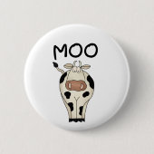 MOO-Kuh-T-Shirts und Geschenke Button (Vorderseite)