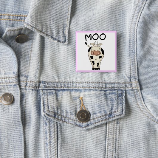MOO-Kuh-T-Shirts und Geschenke Button (Beispiel)