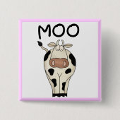 MOO-Kuh-T-Shirts und Geschenke Button (Vorderseite)