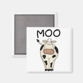 MOO-Kuh-T-Shirts und Geschenke Magnet (Vorderseite/Rückseite)