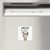 MOO-Kuh-T-Shirts und Geschenke Magnet (In Situ (Geschirrspüler))