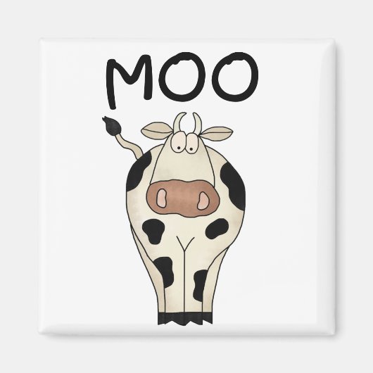 MOO-Kuh-T-Shirts und Geschenke Magnet (Vorne)