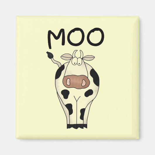 MOO-Kuh-T-Shirts und Geschenke Magnet (Vorne)
