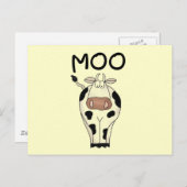 MOO-Kuh-T-Shirts und Geschenke Postkarte (Vorne/Hinten)
