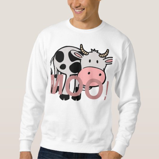 MOO KuhCartoon Sweatshirt (Vorderseite)