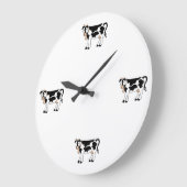 MOO-Kühe Große Wanduhr (Winkel)