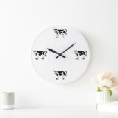 MOO-Kühe Große Wanduhr (Zuhause)