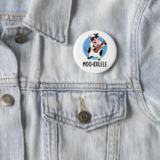 Moo-kulele Funny Ukulele Kuh Pub Button (Beispiel)