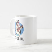 Moo-kulele Funny Ukulele Kuh Pub Kaffeetasse (Vorderseite Links)