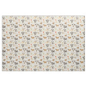 Moo Magic: Weiße Kuh Stoff (Fat Quarter (45,7 x 55,9 cm))