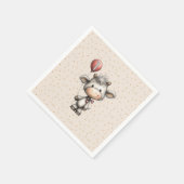 Moo Magie: Edition zum ersten Geburtstag! Serviette (Ecke)