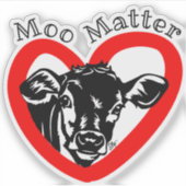 Moo Matter Stickers Aufkleber (Vorderseite)