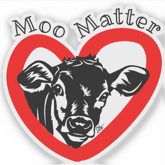 Moo Matter Stickers Aufkleber (Vorderseite)