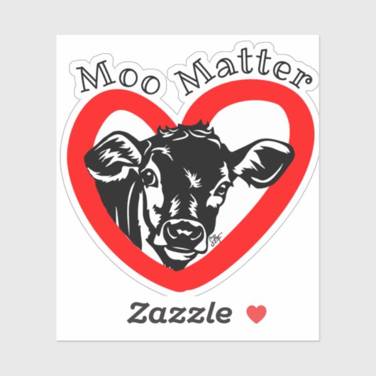 Moo Matter Stickers Aufkleber (Blatt)