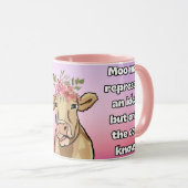 moo may represent an idea, the cow knows tasse (VorderseiteRechts)